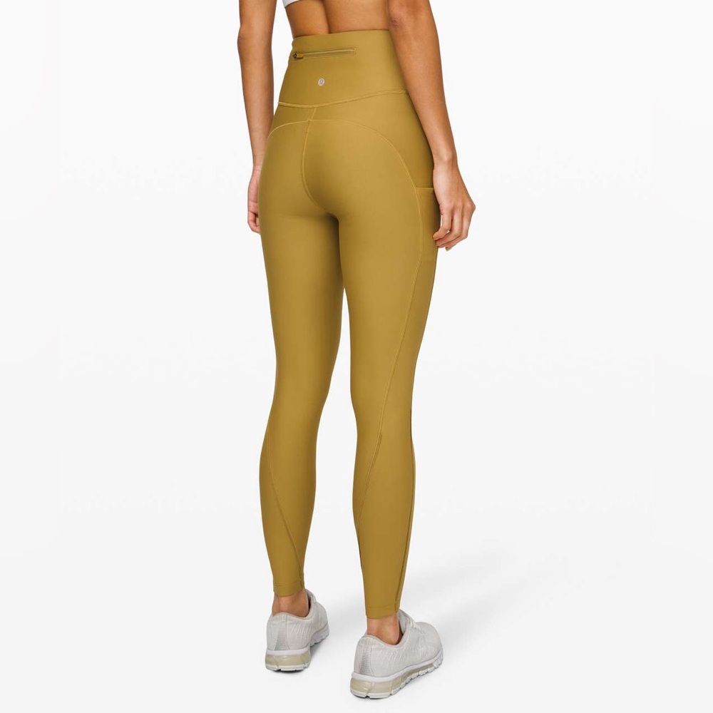 Lululemon Flurry Up High-Rise Fleece Lined Leggings 28"
in ‘Grape Leaf’ - Size 8 - Picture 2 of 11